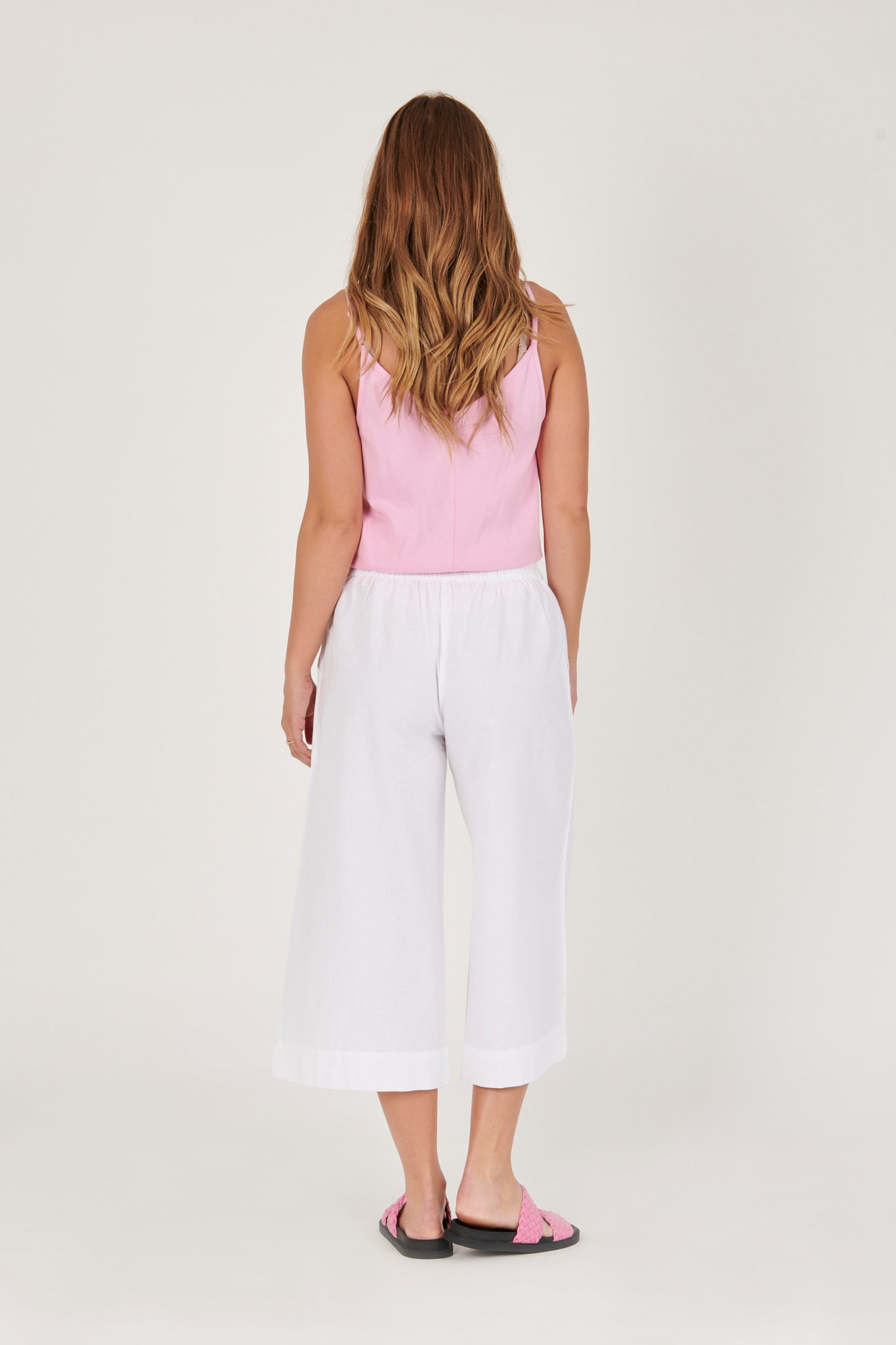 One Ten Willow Culotte - White