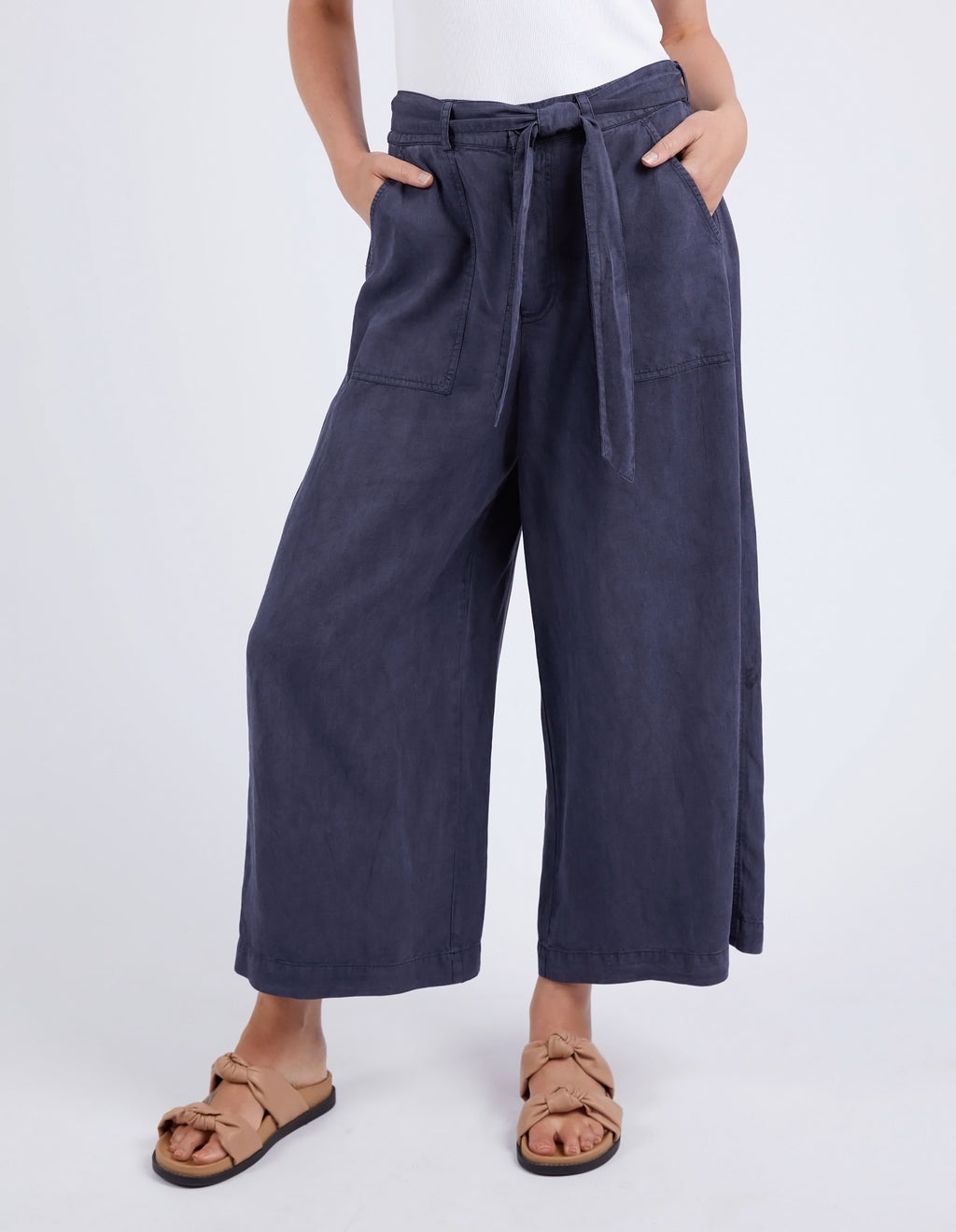 Elm Bliss Washed Pant - Navy