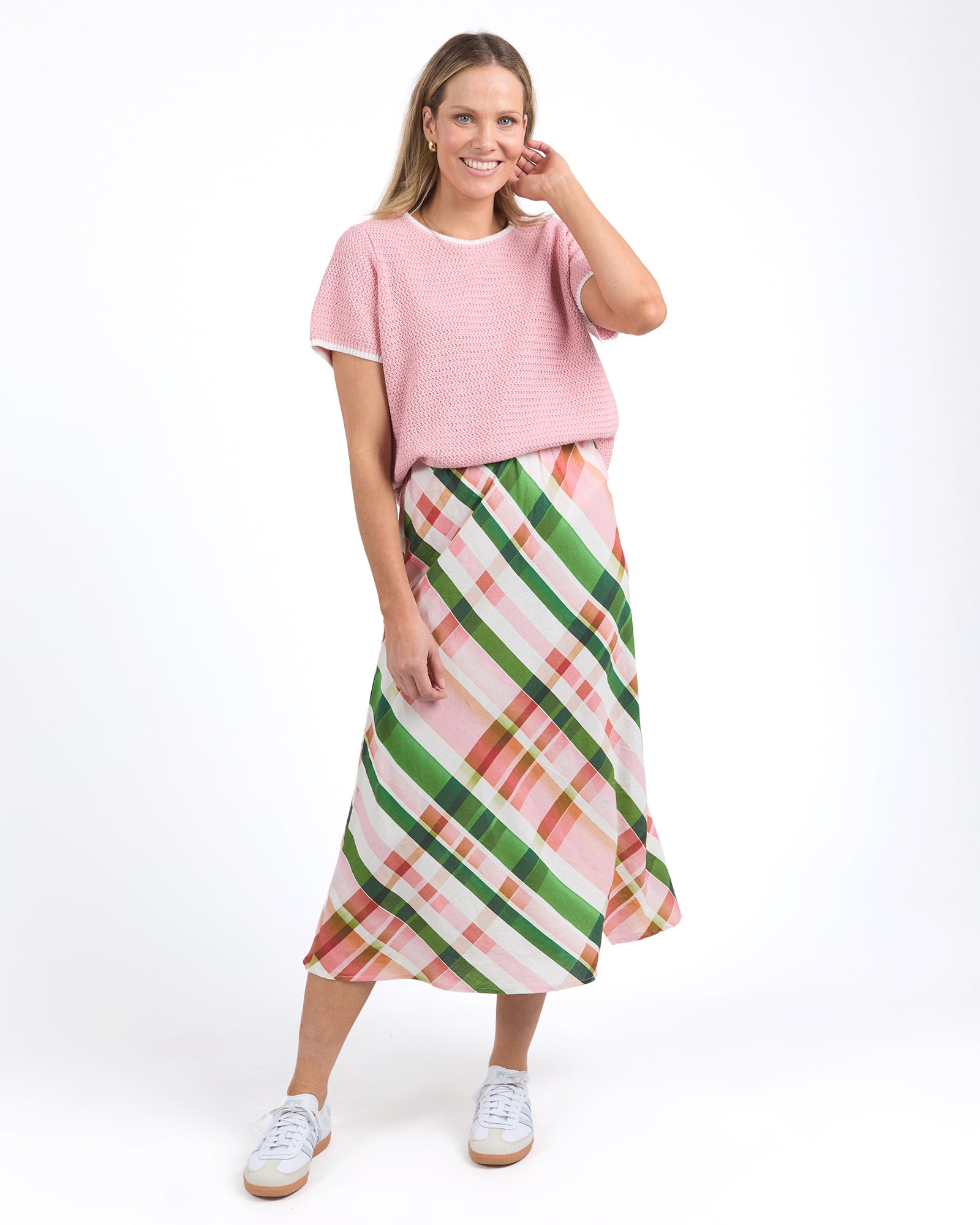 Elm Bree Check Skirt - Check