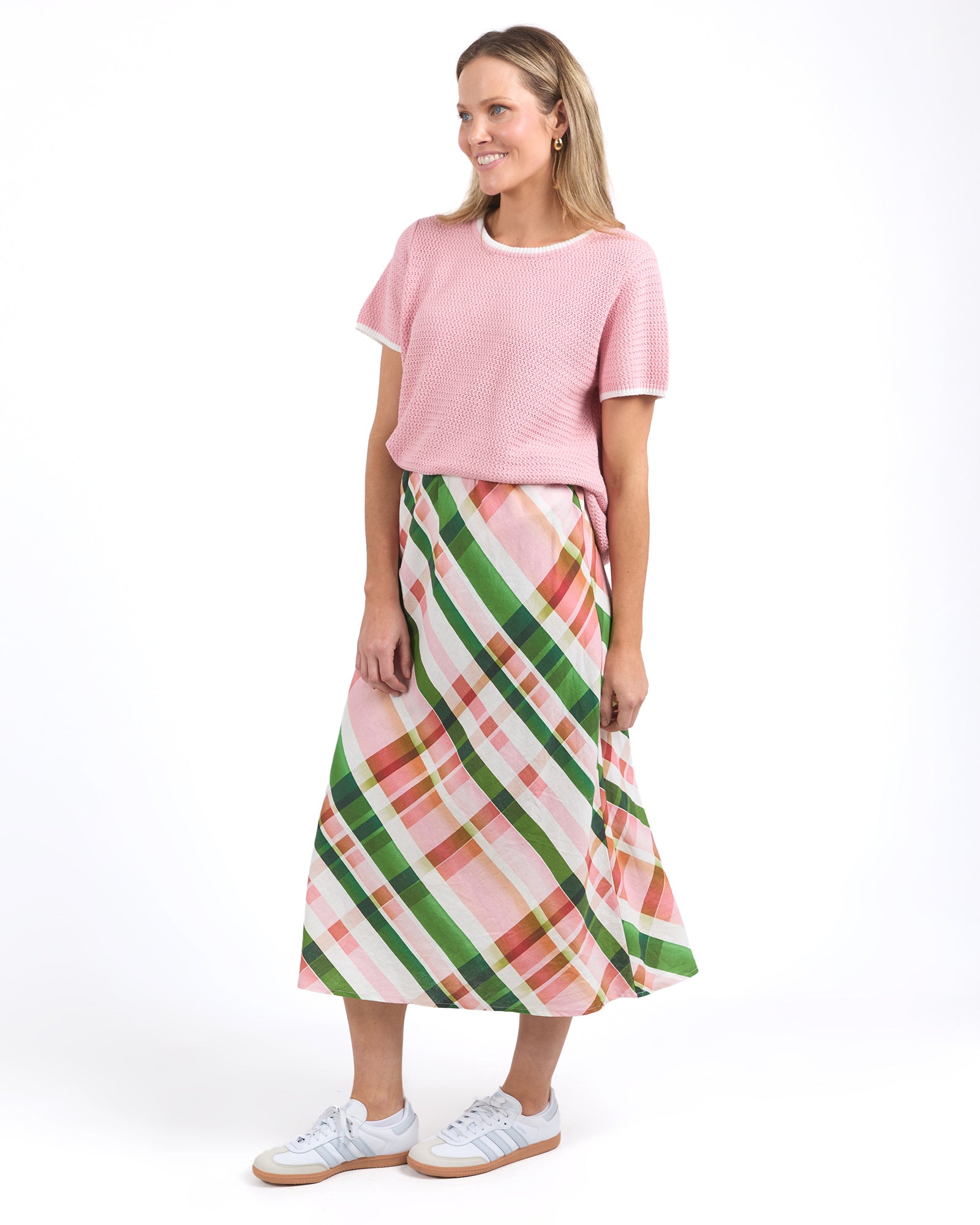 Elm Bree Check Skirt - Check