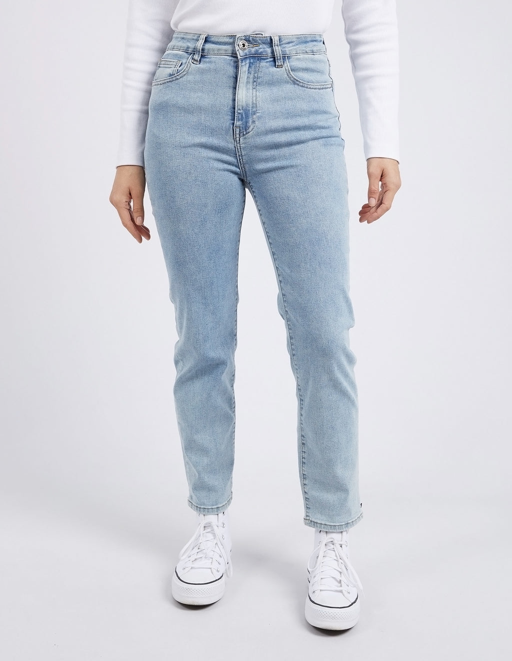 Elm Ada Straight Leg Jean - Light Blue