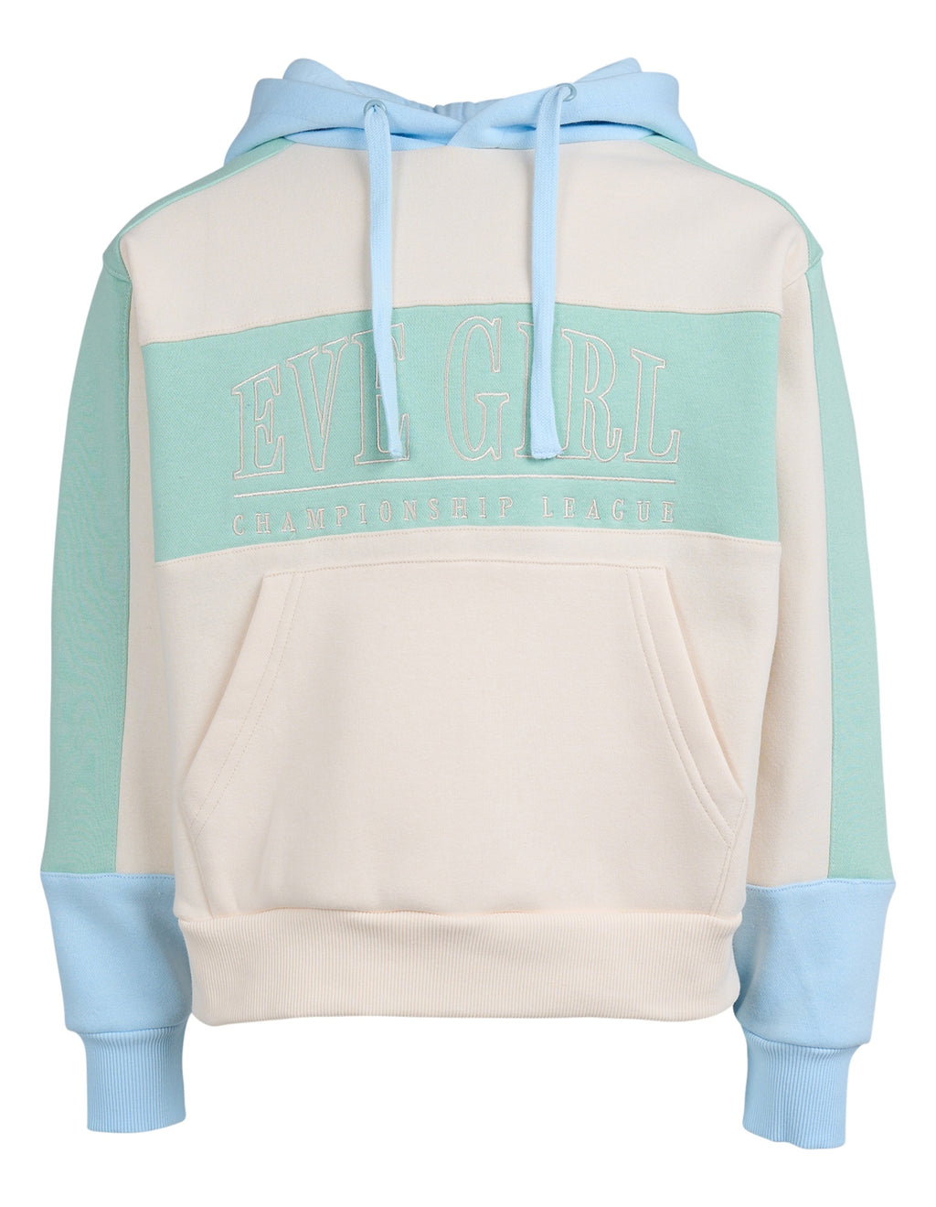 Eve Girl Tween  League New Era Hoodie - Cream