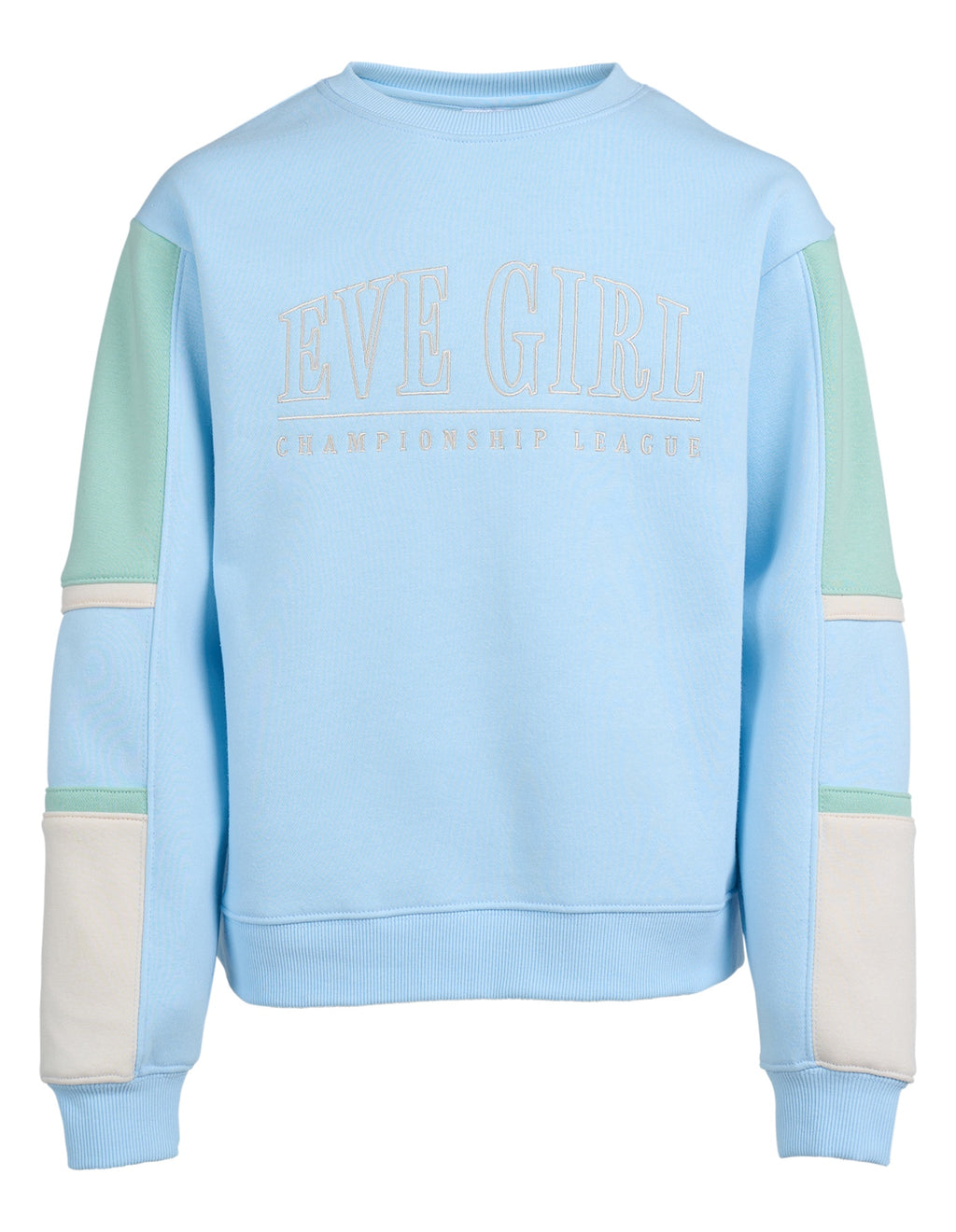 Eve Girl Tween League Panel Crew - Light Blue