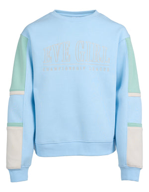 Eve Girl Tween League Panel Crew - Light Blue