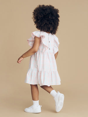 Huxbaby Jewel Check Dress - Multi