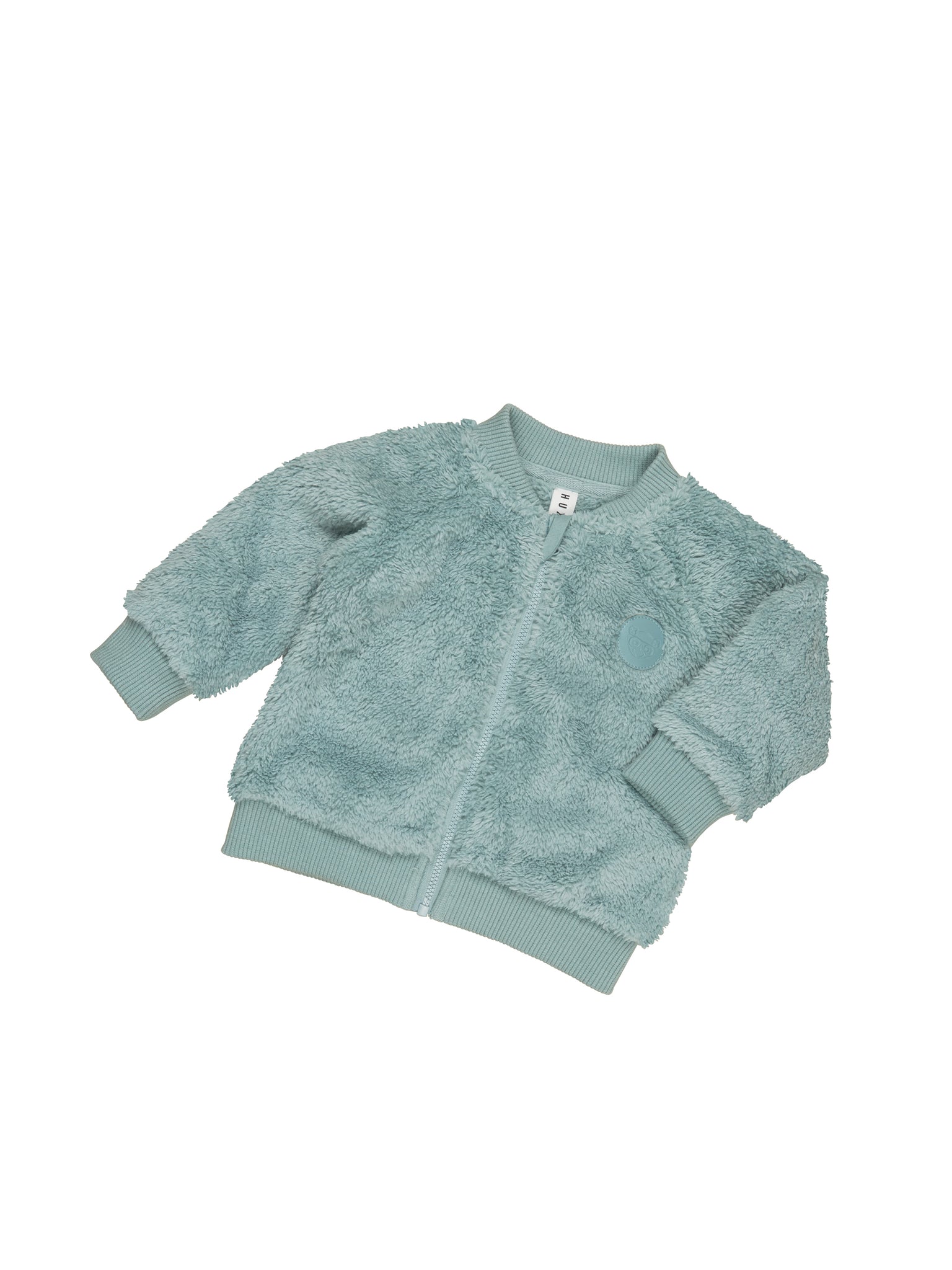 Huxbaby Dino Hero Fur Jacket - Slate