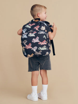 Huxbaby Super Dino Backpack - Black