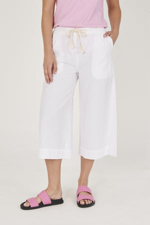 One Ten Willow Culotte - White