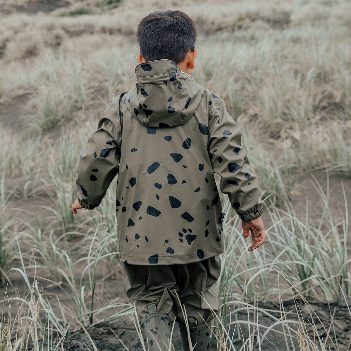 Crywolf Play Jacket - Khaki Stones