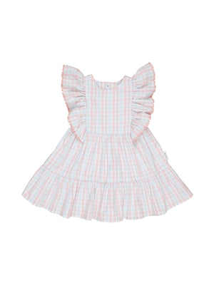 Huxbaby Jewel Check Dress - Multi