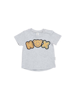 Huxbaby Hux Badge T-shirt - Grey Marle