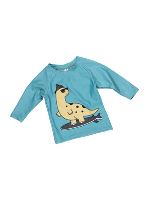 Huxbaby Surfin' Dino Rashguard - Wave