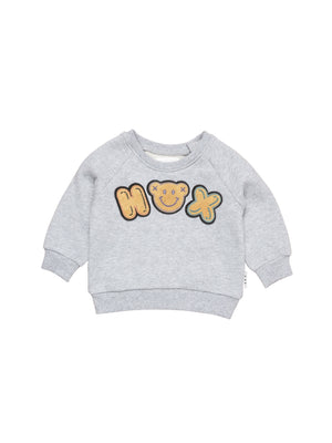 Huxbaby Hux Badge Sweatshirt - Grey Marle