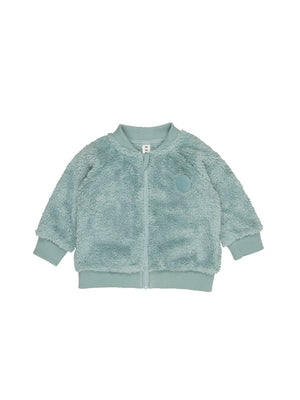 Huxbaby Dino Hero Fur Jacket - Slate