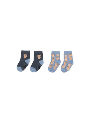 Huxbaby Hello Hux 2 Pack Socks - Ink/Lake